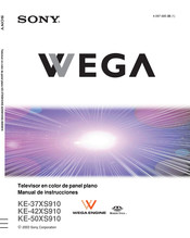 Sony WEGA KE-50XS910 Manual De Instrucciones