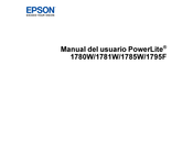 Epson PowerLite 1785W Manual Del Usuario