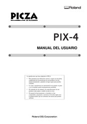 Roland PICZA PIX-4 Manual Del Usuario