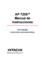 Hitachi OPTIGEN AP 720S Manual De Instrucciones