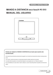 Mitsubishi Electric eco touch RC-EX3 Manual Del Usuario