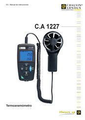 Chauvin Arnoux C.A 1227 Manual De Instrucciones