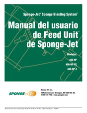 Sponge-Jet 400-HP-CE Manual Del Usuario