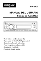 Insignia IN-CS102 Manual Del Usuario