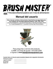 DEK Brush Master CH4 Manual Del Usuario