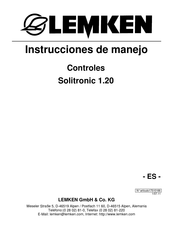 LEMKEN Solitronic 1.20 Instrucciones De Manejo