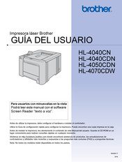 Brother HL-4040CDN Manual Del Usuario