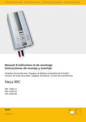 Steca XPC 2200-24 Instrucciones De Manejo Y Montaje