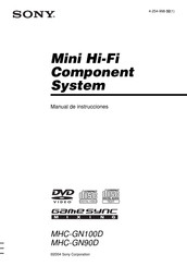Sony MHC-GN100D Manual De Instrucciones