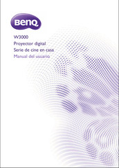 BenQ Cine en casa Serie Manual Del Usuario