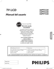 Philips 26PF5320 Manual Del Usuario
