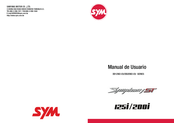 Sym Symphony ST XB20W2-EU Serie Manual De Usuario