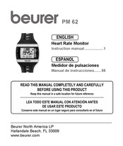 Beurer PM 62 Manual De Instrucciones