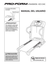 Pro-Form 485 CX Manual Del Usuario