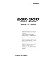 Roland EGX-300 Manual Del Usuario