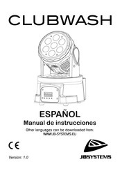 JB Systems CLUBWASH Manual Del Usuario