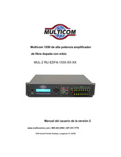 Multicom MUL-2 RU-EDFA Serie Manual Del Usuario