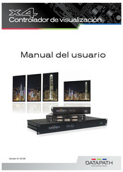 Datapath x4-1U Manual Del Usuario