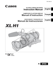 Canon XL H1 Manual De Instrucciones