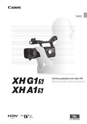 Canon XH A1S Manual De Instrucciones