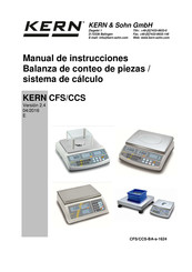 KERN CFS 15K0.2 Manual De Instrucciones