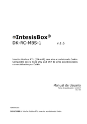 IntesisBox DK-RC-MBS-1 Manual De Usuario