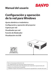 Sanyo PLC-XU116 Manual Del Usuario