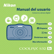 Nikon COOLPIX S32 Manual Del Usuario