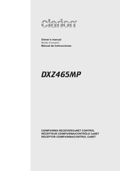 Clarion DXZ465MP Manual De Instrucciones