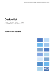 WEG Anybus DeviceNet SSW900-CDN-N Manual Del Usuario