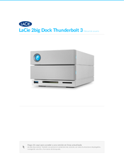 LaCie 2big Dock Thunderbolt 3 Manual De Usuario