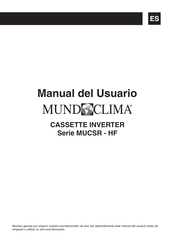 mundoclima Serie MUCSR - HF Manual Del Usuario