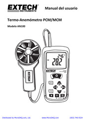 Extech Instruments AN100 Manual Del Usuario