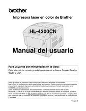 Brother HL-4200CN Manual Del Usuario