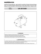 Metabo HPT UA3810AB Manual De Instrucciones