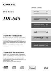 Onkyo DR-645 Manual De Instrucciones