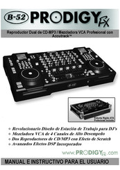 Prodigy Accutrack B-52 Manual Del Usuario