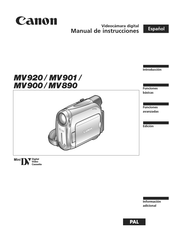 Canon MV890 Manual De Instrucciones