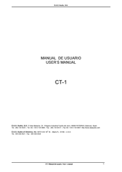 D.A.S. Audio CT-1 Manual De Usuario