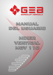 GEA MGV 110 Manual Del Usuario