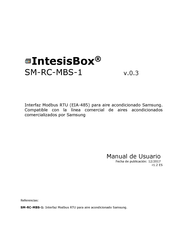 IntesisBox SM-RC-MBS-1 Manual De Usuario