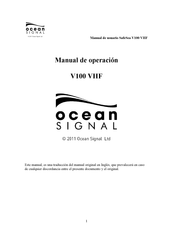 Ocean Signal SafeSea V100 VHF Manual De Usuario