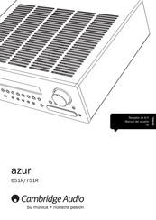 Cambridge Audio azur 651R Manual Del Usuario