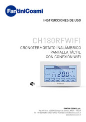 Fantini Cosmi CH180RFWIFI Instrucciones De Uso