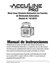 AccuLine PRO 40-6535 Manual De Instrucciones