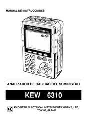 KYORITSU KEW 6310 Manual De Instrucciones