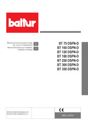baltur BT 75 DSPN-D Manual De Instrucciones