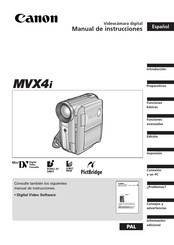 Canon MVX4i Manual De Instrucciones