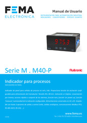 Fema Electronica M40-P Manual De Usuario