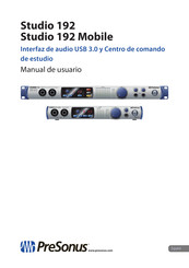 PRESONUS Studio 192 Mobile Manual De Usuario